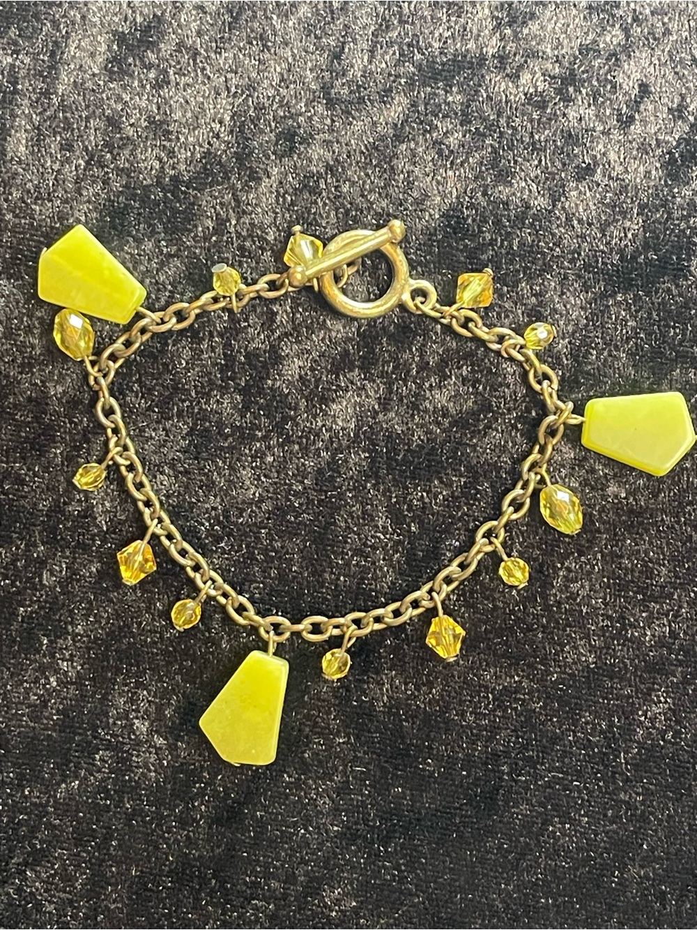 Vintage stone bracelet